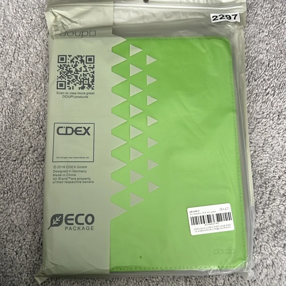 Vibrant Green 360-Degree Rotating I Pad Pro 12.9‎ Inch Cover